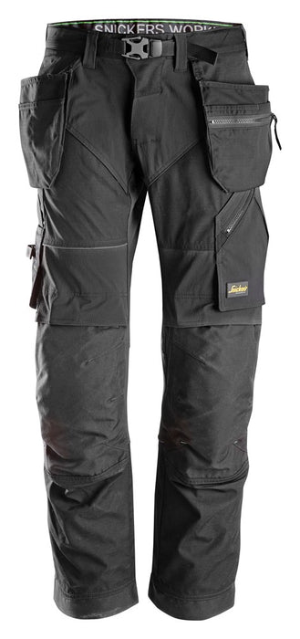 Snickers FlexiWork Trousers+ HP - Black 6902