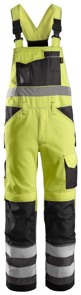 0113  High Visibility Bib & Brace, Klasse 2 - High Vis Yellow