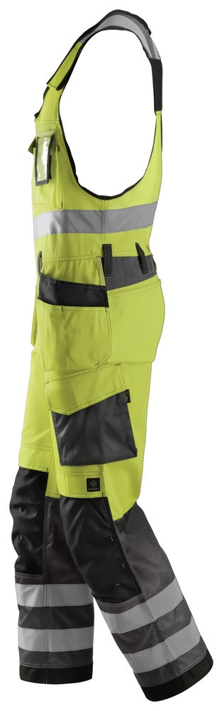 Snickers 0213 Bodybroek met holsterzakken High Visibility - Class 2-Yellow