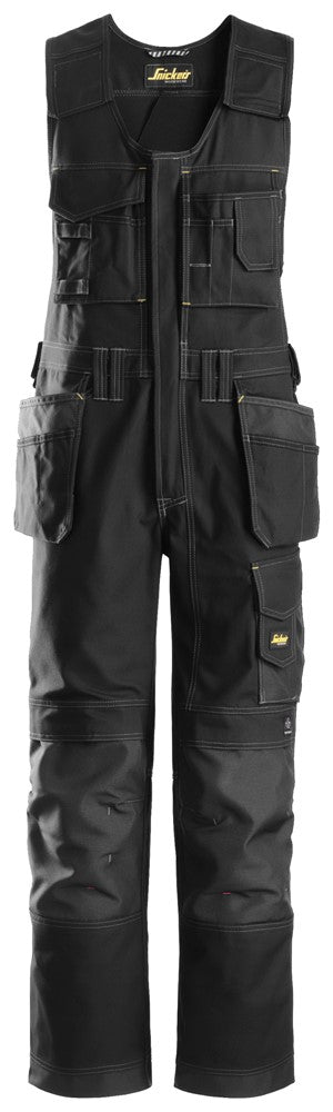 Snickers 0214 Bodybroek met holsterpockets - Canvas+- Zwart