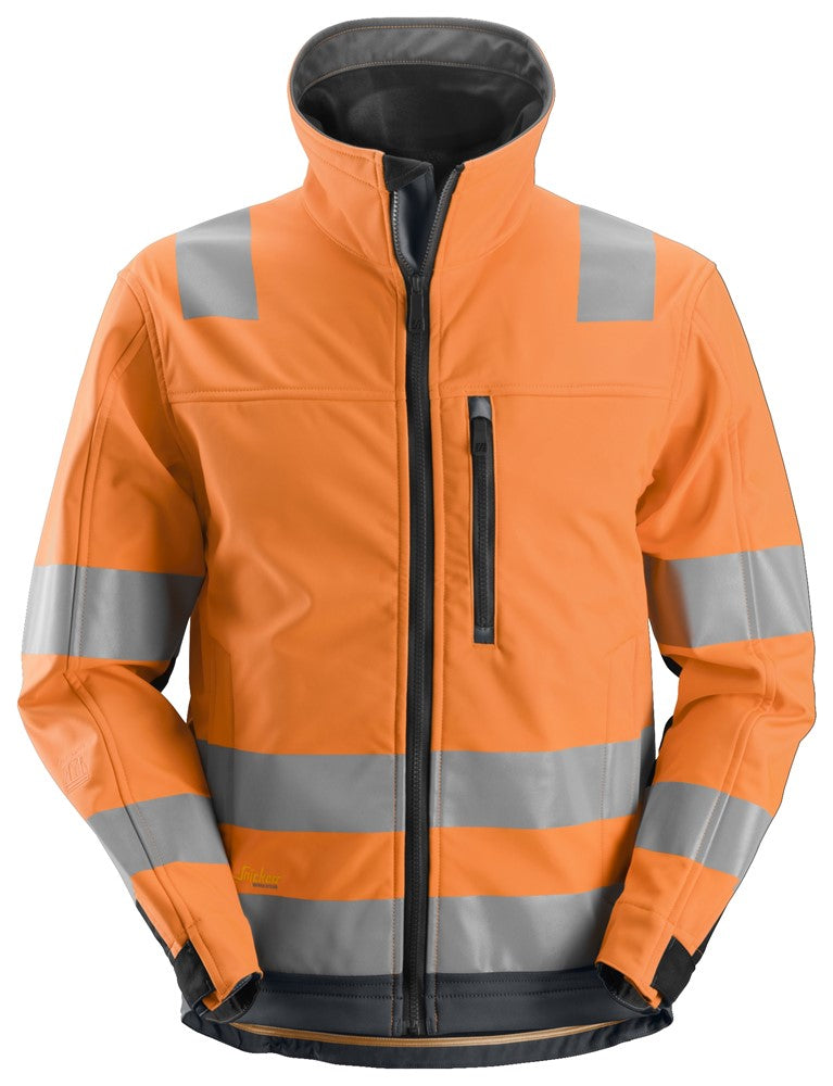 AllroundWork, High-Vis Softshell Jack Klasse 3 1230