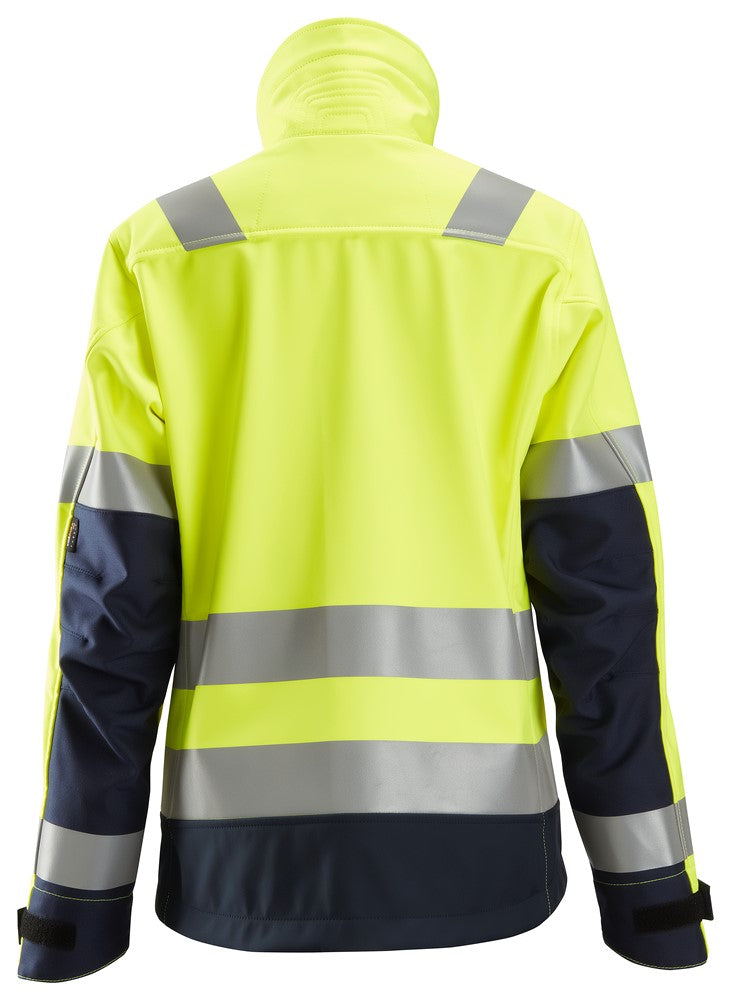 AllroundWork, High-Vis Softshell Damesjack Klasse 2/3 1237