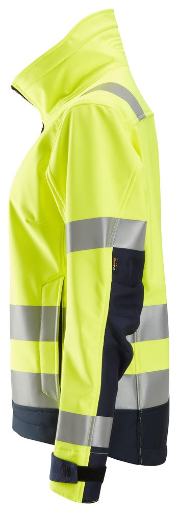 AllroundWork, High-Vis Softshell Damesjack Klasse 2/3 1237