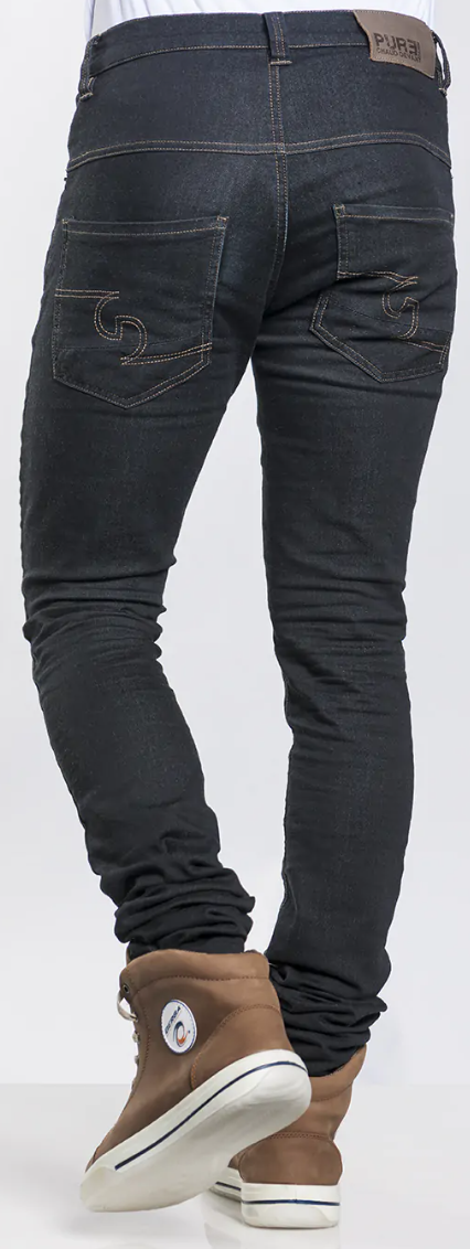 139    Chef Pants Skinny REG JOGG Denim Black