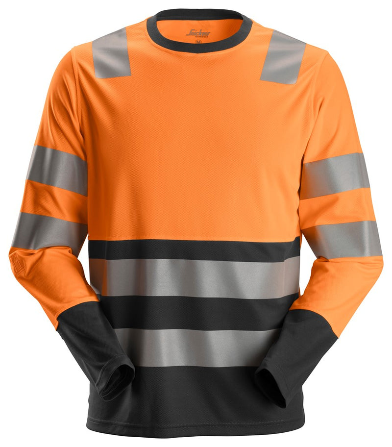 AllroundWork, High-Vis T-shirt met Lange Mouwen 2433