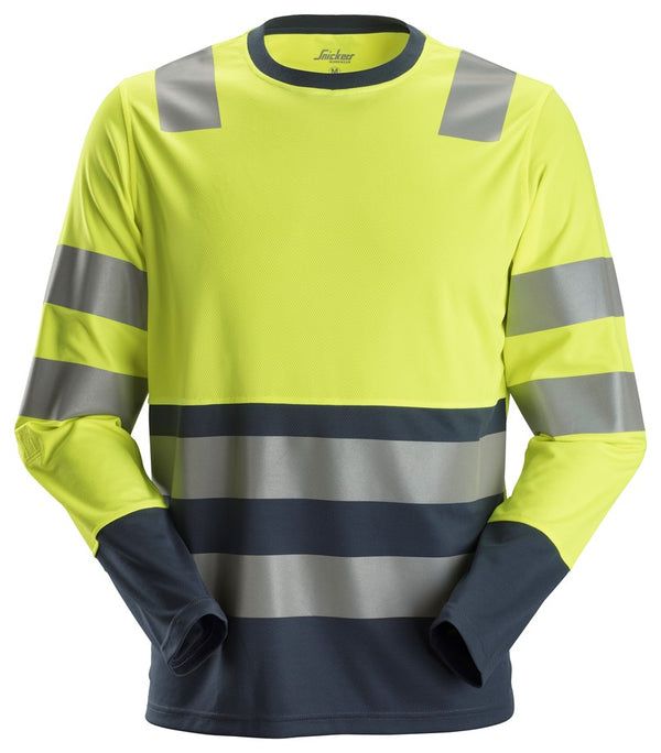 AllroundWork, High-Vis T-shirt met Lange Mouwen 2433