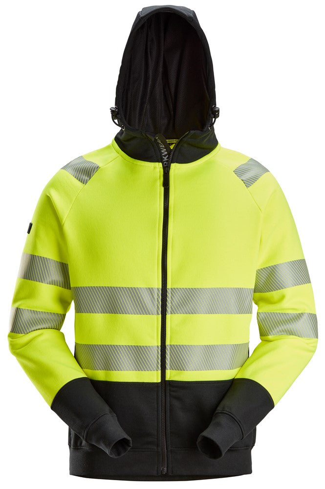 2839  High-Vis Klasse 2, Hoodie met Rits