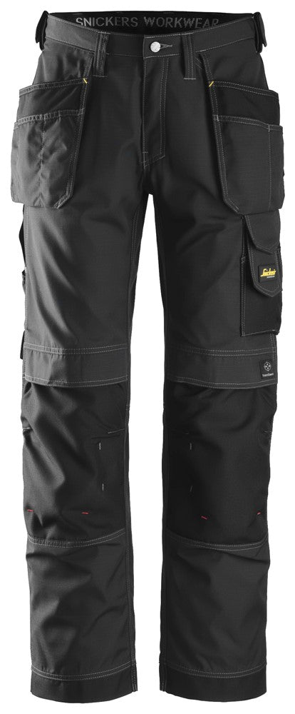 3213  Werkbroek met Holsterzakken, Rip-Stop - Black