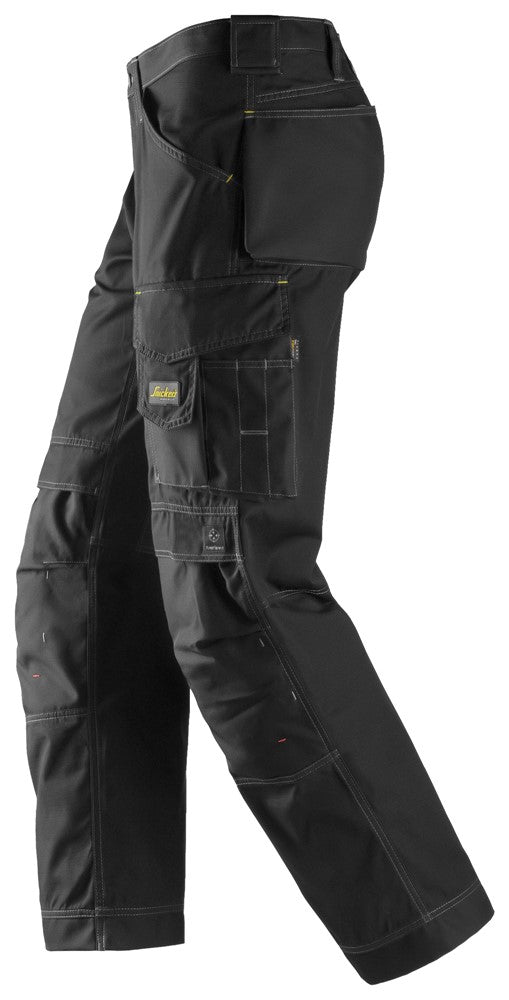 3313  Rip-Stop Werkbroek - Black