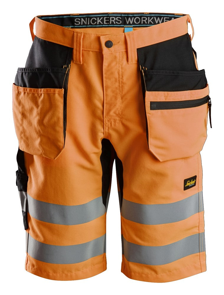 6131  LiteWork, High-Vis Korte Broek+ met Holsterzakken Klasse 1