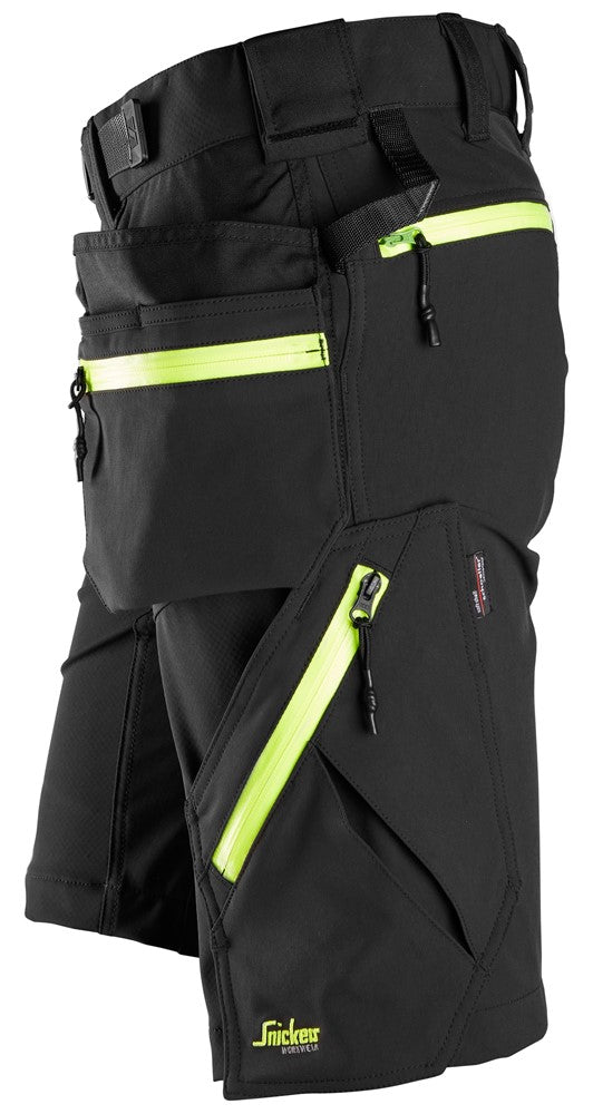 6140  FlexiWork, Softshell Stretch Korte Werkbroek+ met Holsterzakken