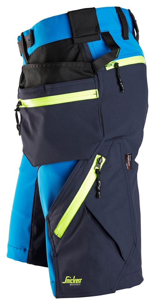 6140  FlexiWork, Softshell Stretch Korte Werkbroek+ met Holsterzakken