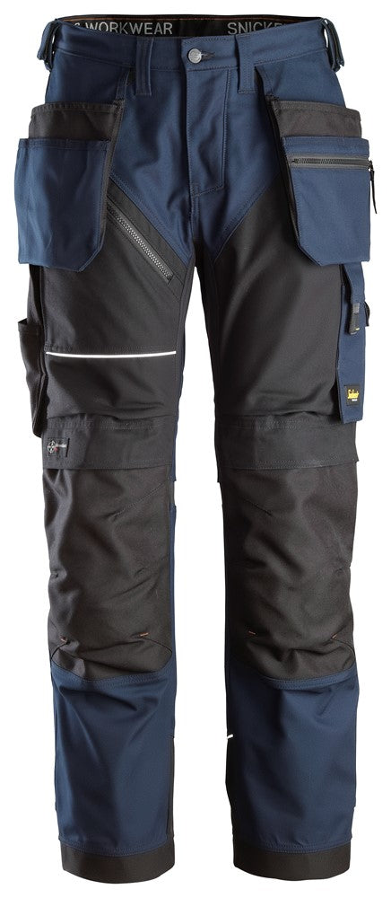 6214  RuffWork Canvas+ Werkbroek+ met holsterzakken - Navy