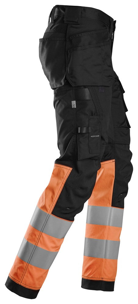 6234  High-Vis, Klasse 1 Stretchbroek met holsterzakken - Orange