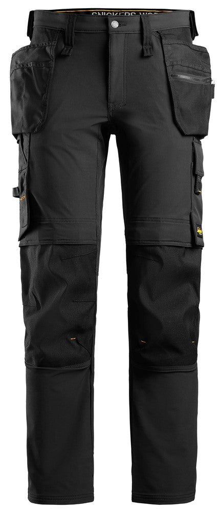 6271  Full Stretch Werkbroek met Holsterzakken - Black