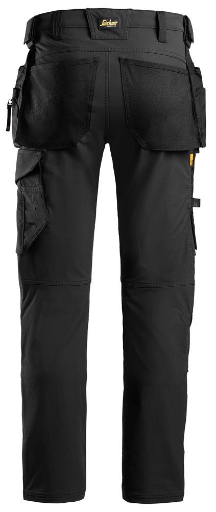 6271  Full Stretch Werkbroek met Holsterzakken - Black