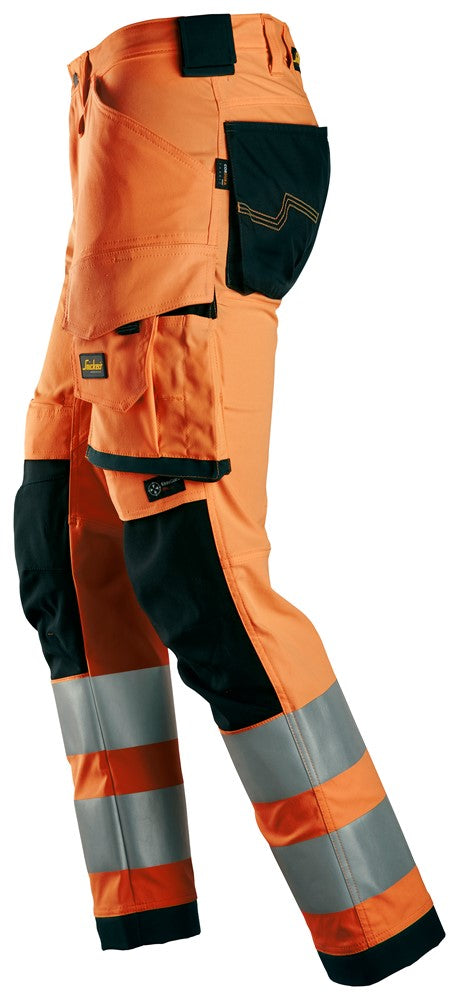 6343  High-Vis, Klasse 2 Stretch Werkbroek - Orange