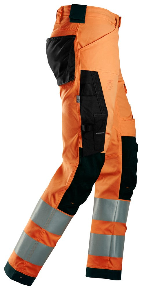 6343  High-Vis, Klasse 2 Stretch Werkbroek - Orange