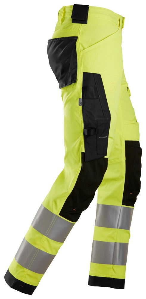 6343  High-Vis, Klasse 2 Stretch Werkbroek - Yellow