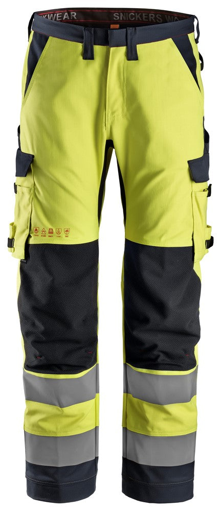 6361  ProtecWork, Werkbroek met Symmetrische Zakken, High-Vis Klasse 2