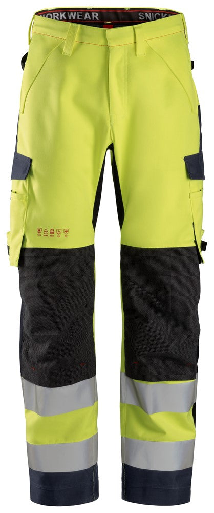 6563  ProtecWork, Waterproof Shell Werkbroek, High-Vis Klasse 2