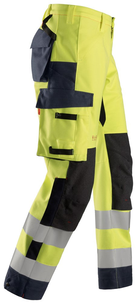 6563  ProtecWork, Waterproof Shell Werkbroek, High-Vis Klasse 2