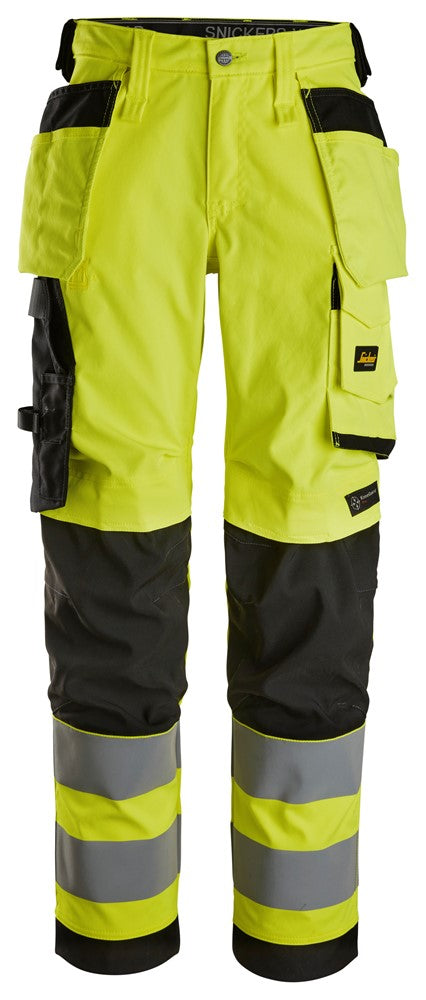 6743  High-Vis, Klasse 2, Dames Stretchbroek met Holsterzakken