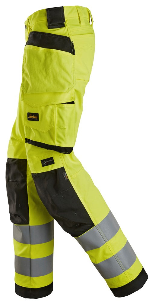 6743  High-Vis, Klasse 2, Dames Stretchbroek met Holsterzakken