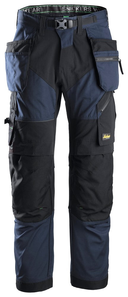 Snickers 6902 FlexiWork werkbroek met holsterzakken-Donker Blauw