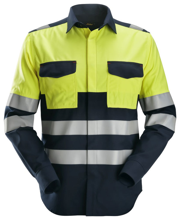 8563  ProtecWork, Lasshirt met Lange Mouwen, High-Vis Klasse 1