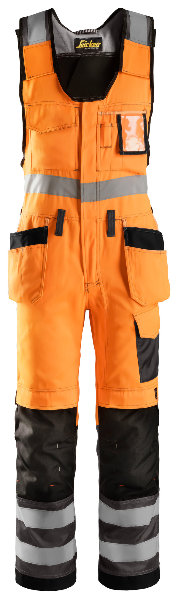 Snickers 0213 Bodybroek met holsterzakken High Visibility - Class 2 - Snickers Werkkledij