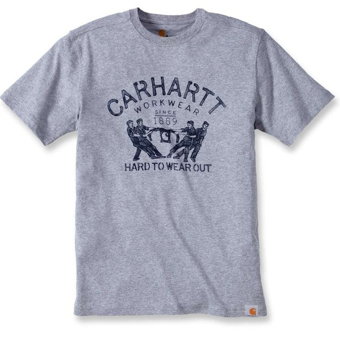 T-Shirt Carhartt Men Hard To Wear Out S/S Heather Grey