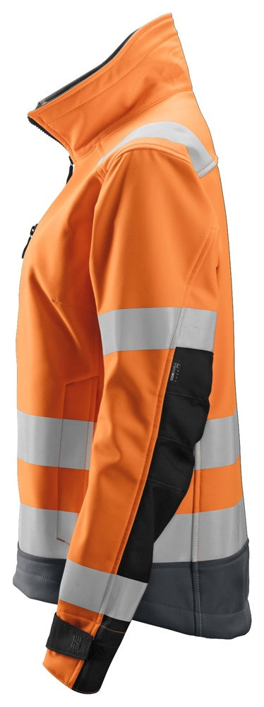 AllroundWork, High-Vis Softshell Damesjack Klasse 2/3 1237