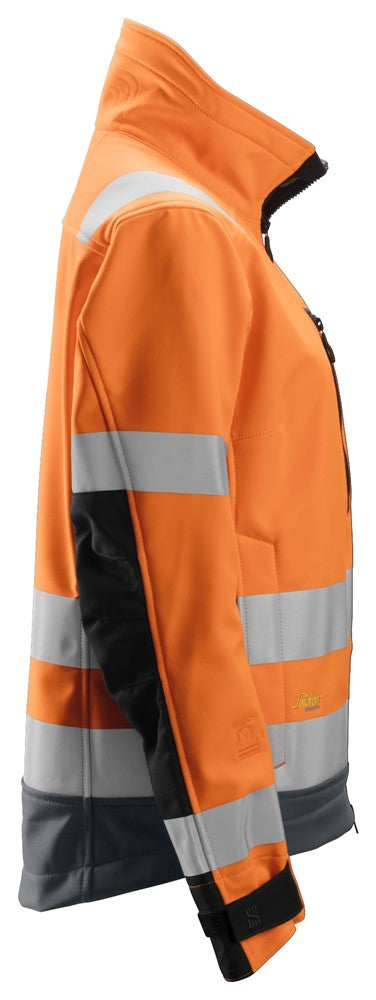 AllroundWork, High-Vis Softshell Damesjack Klasse 2/3 1237