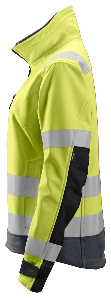 AllroundWork, High-Vis Softshell Damesjack Klasse 2/3 1237