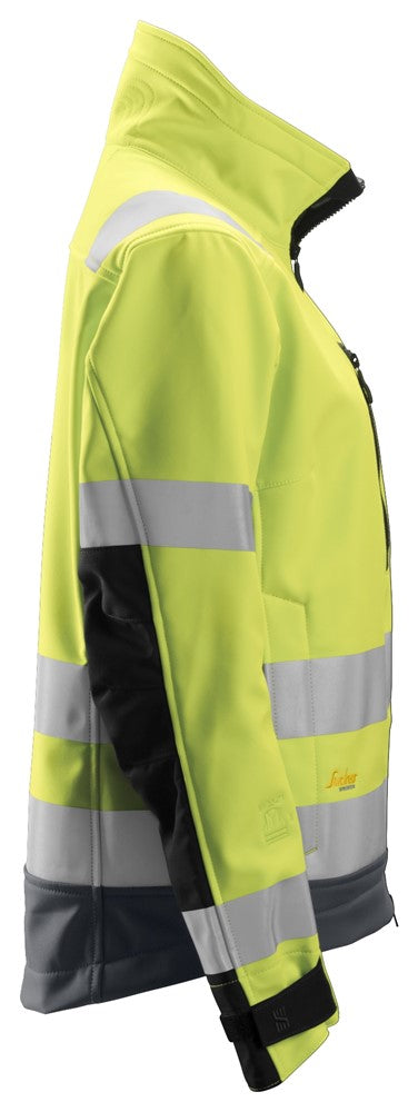 AllroundWork, High-Vis Softshell Damesjack Klasse 2/3 1237