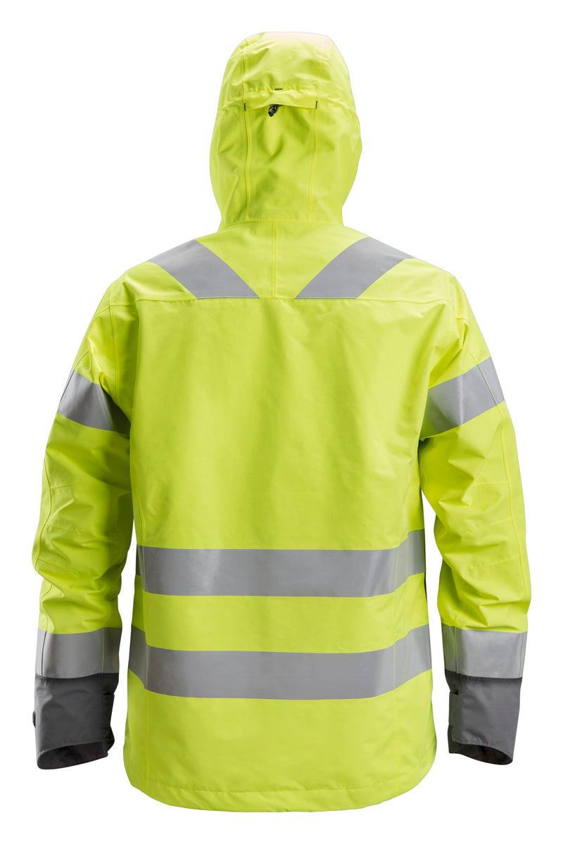 Snickers 1330 AllroundWork, High-Vis Waterproof Shell Jack Klasse 3 - Snickers Werkkledij