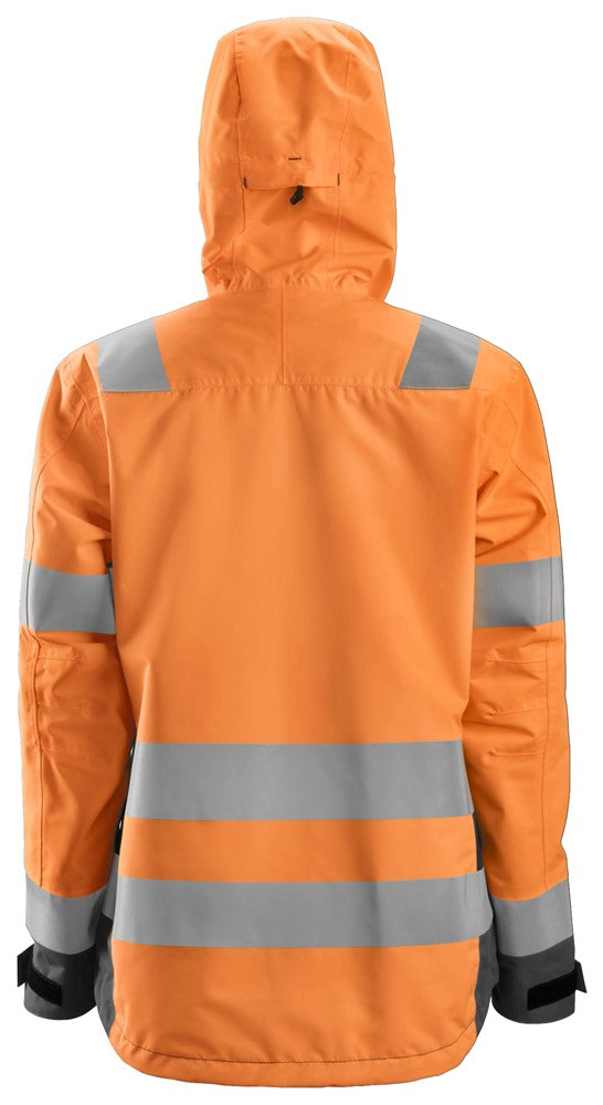 AllroundWork, Dames High-Vis Waterproof Shell jack Klasse 2/3 1347