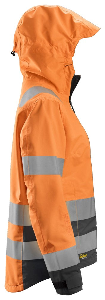 AllroundWork, Dames High-Vis Waterproof Shell jack Klasse 2/3 1347