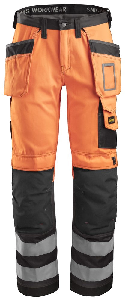 Snickers 3233 HV Broek met HZ KL 2.-Orange