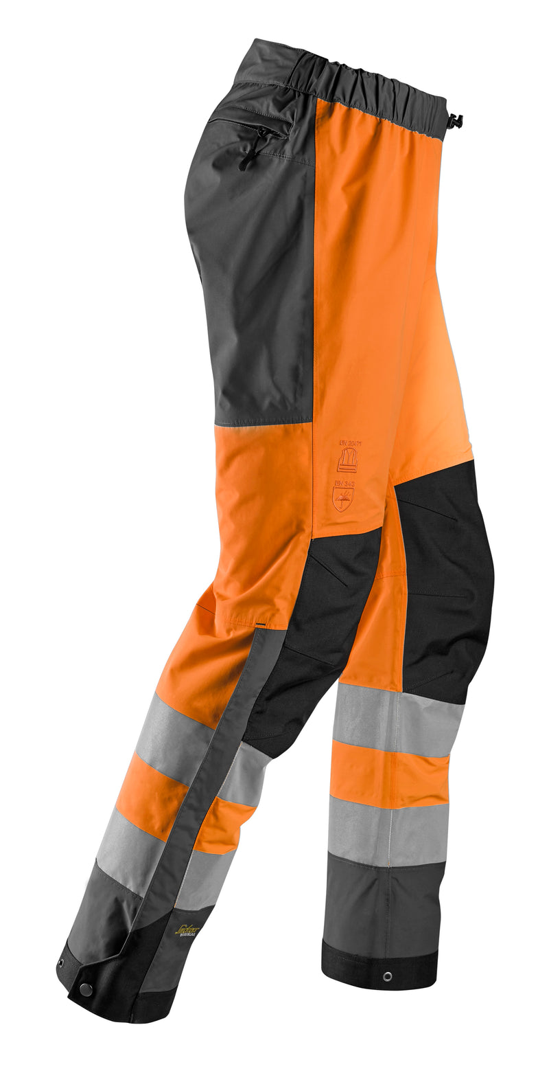 Snickers 6530 AllroundWork, High-Vis WP Shell Broek Klasse 2 - Snickers Werkkledij