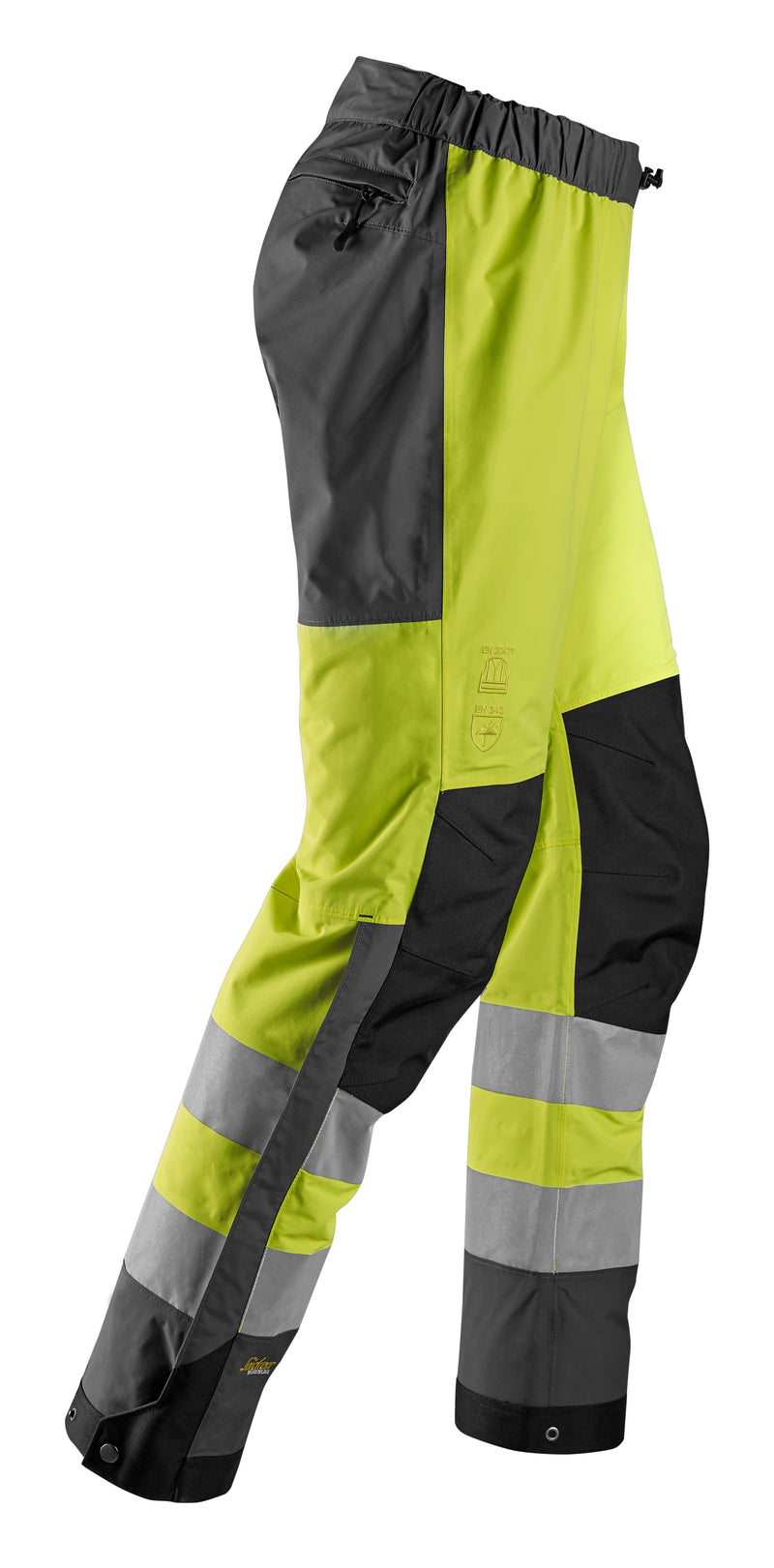 Snickers 6530 AllroundWork, High-Vis WP Shell Broek Klasse 2 - Snickers Werkkledij