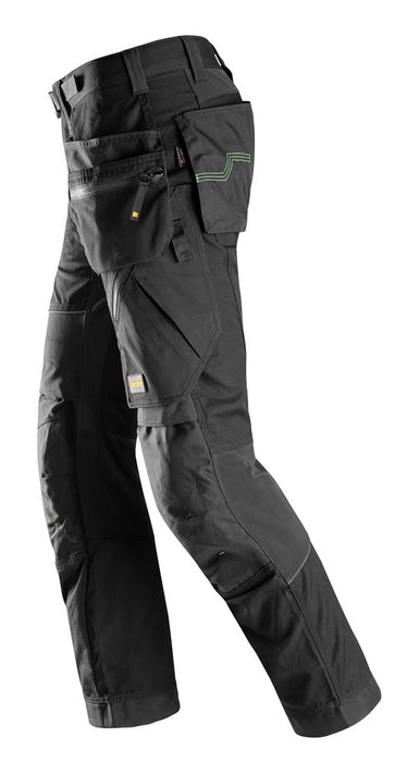 Snickers FlexiWork Trousers+ HP - Black 6902