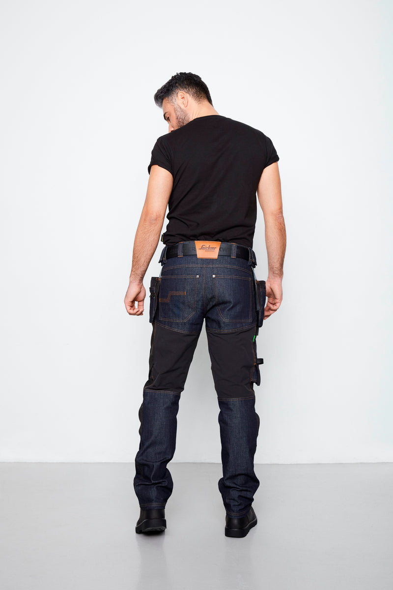 snickers 6955 FW Denim Werkbroek+ HP - Snickers Werkkledij