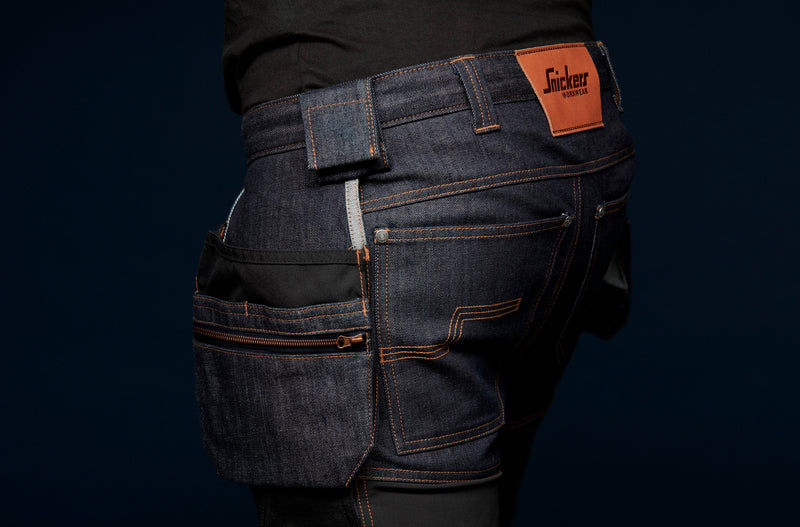 snickers 6955 FW Denim Werkbroek+ HP - Snickers Werkkledij