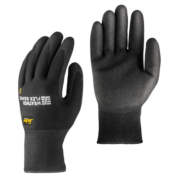 Snickers 9319 Weather Flex Sense Glove (paar) - Geisoleerd en speciaal voor precisiewerk (10 paar) - Snickers Werkkledij