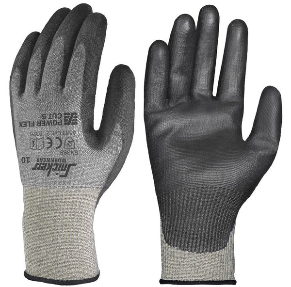 Snickers 9326 Power Flex Cut 5 Gloves - Snijbescherming (10 paar) - Snickers Werkkledij